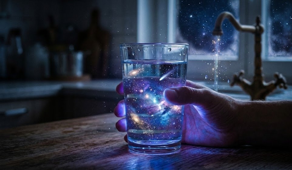 Původ a vlastnosti vody: Zázrak z hlubokého vesmíru, který nám teče z kohoutku