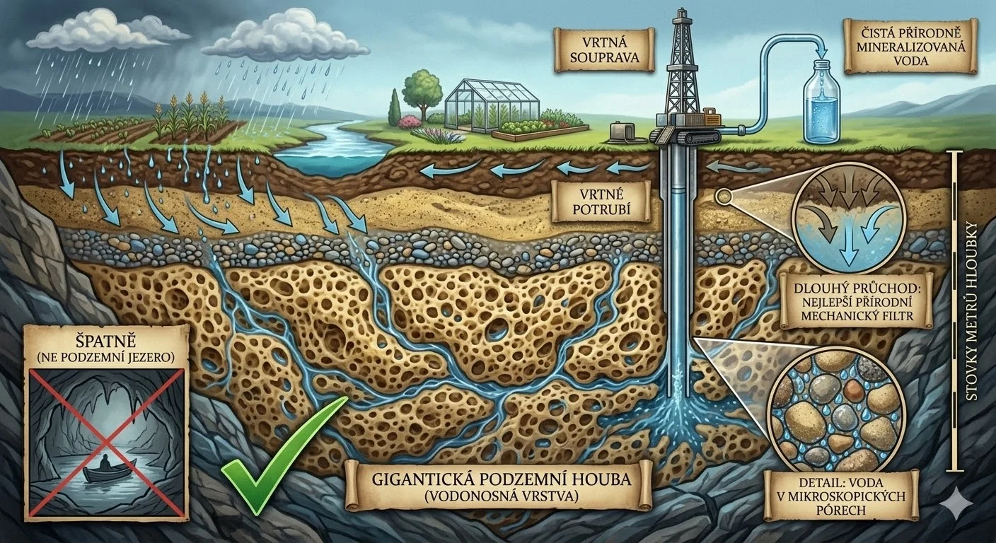 Podzemní oceány: Tajemství neviditelné houby pod našima nohama